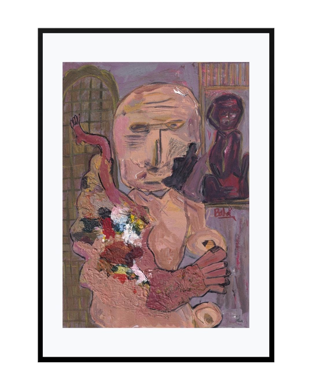 Posters, Prints, & Visual Artwork Introspective Expressionist Print - Inner World